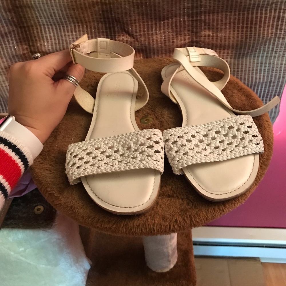 White sandal